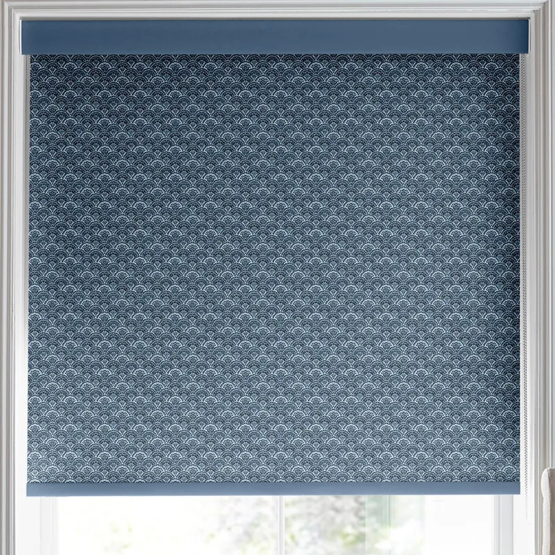 Laura Ashley Musica Made To Measure Blackout Roller Blind Dusky Seaspray