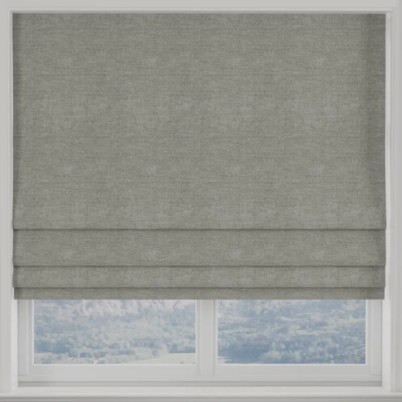 Luxuria Made To Measure Roman Blind Steel