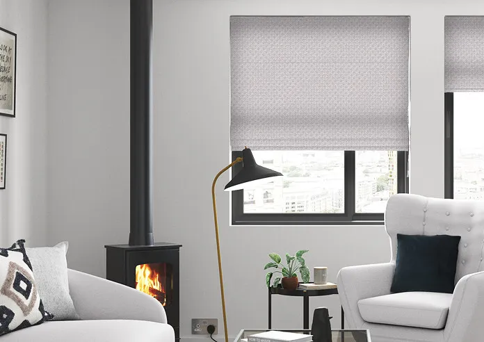 Luxor Steel - Roman Blind