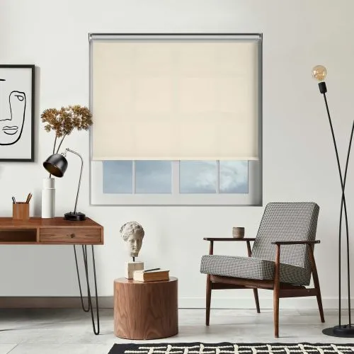 Mirage Solar Cream Cordless Roller Blind