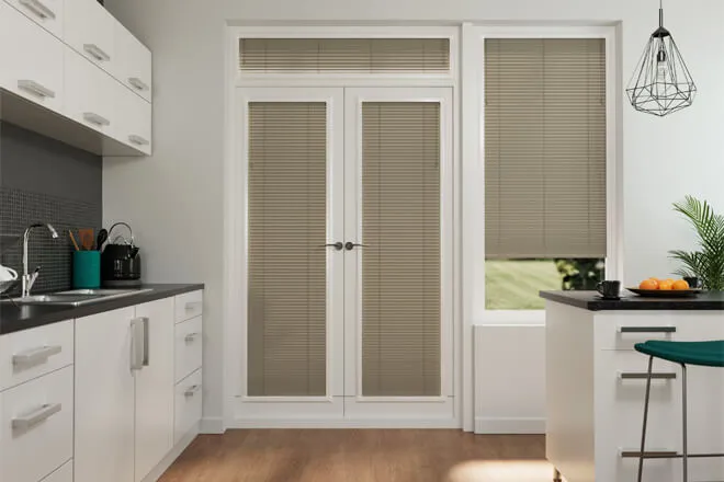 Precision Light Brown - 25mm Slat Venetian Perfect Fit Blind