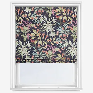 Giverny Indigo Roman Blind