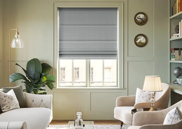 Lyra Horizon Grey - Roman Blind