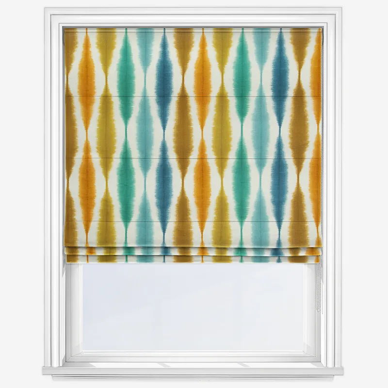 Scion Usuko Rust And Marine Roman Blind