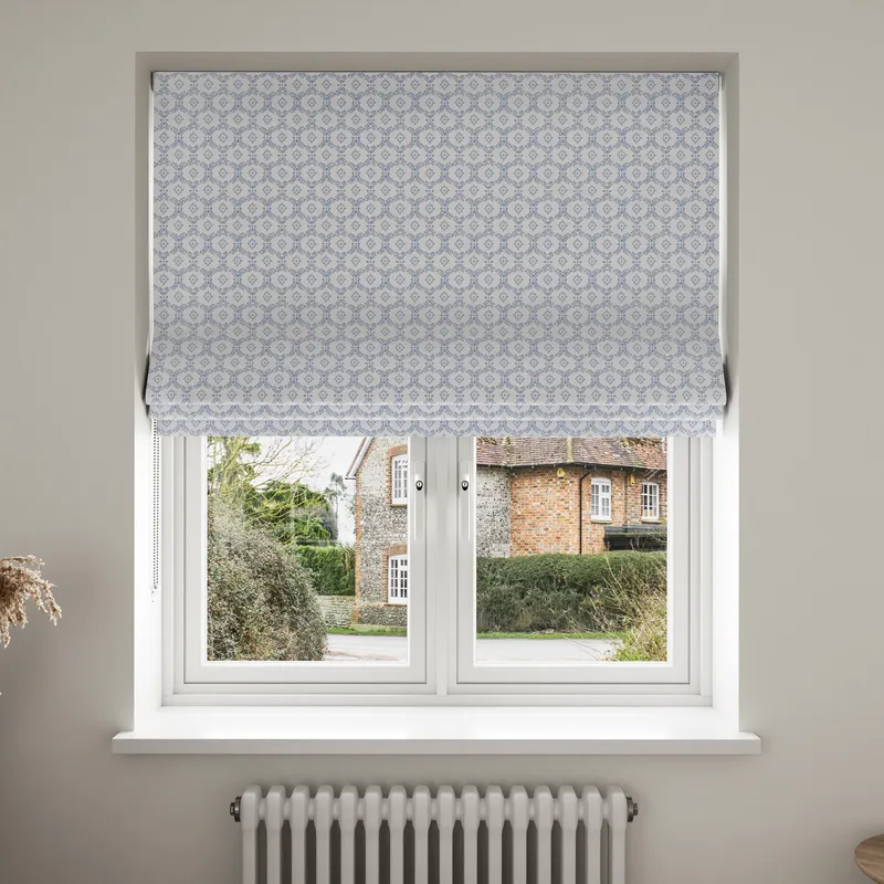 Laura Ashley Norton Cobalt Blue Blinds Uk