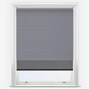 Supreme Blackout Seal & Sunvue Jet Black Double Roller Blind