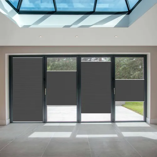 Fittoframe Dovestone Onyx Honeycomb Pleated Blind