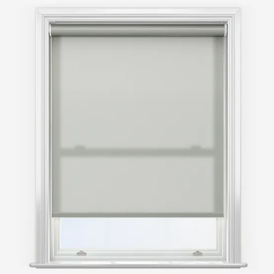 Deluxe Plain Mist Grey Roller Blind