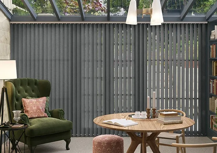 Roma Fuscous Grey - Vertical Blind
