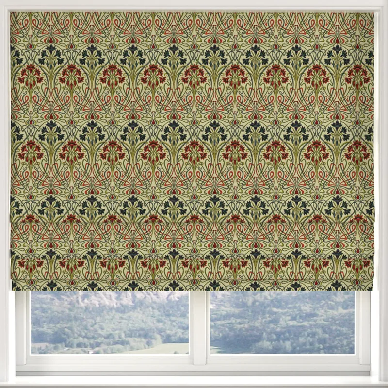 Tiffany Printed Made To Measure Roman Blind Jewel