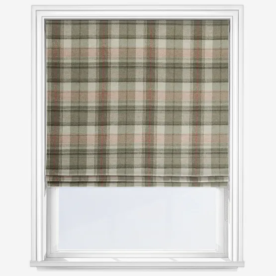 Moon Walsh Sage Red Roman Blind