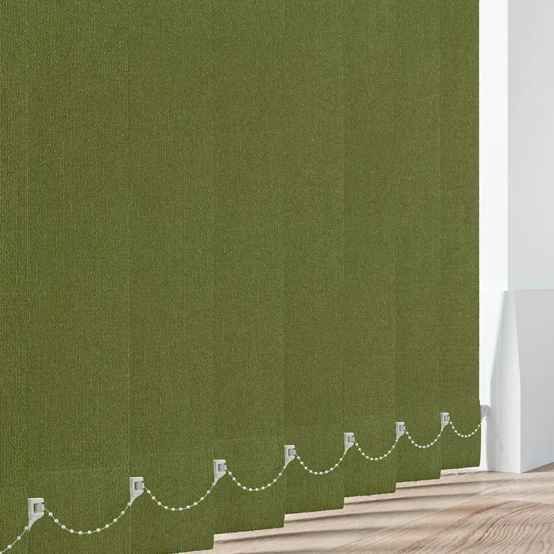 Cairo Blackout Green Vertical Blind