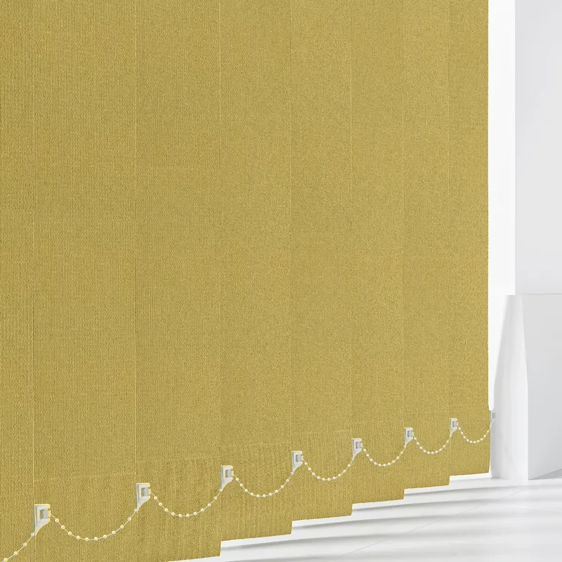 Cairo Blackout Mustard Vertical Blind