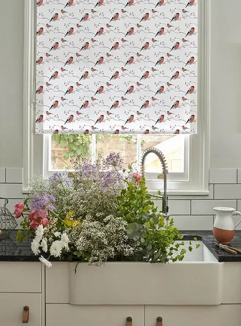 Bullfinch Roller Blind By Lorna Syson