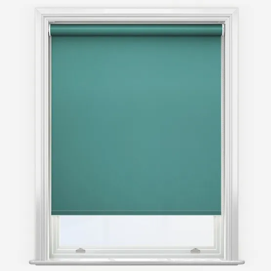 Carnival Blackout Teal Roller Blind