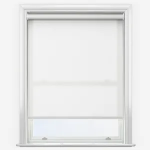 Deluxe Plain Porcelain White Roller Blind