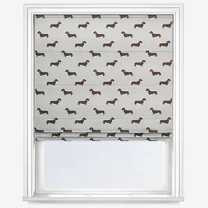 Emily Bond Basil Stone Roman Blind