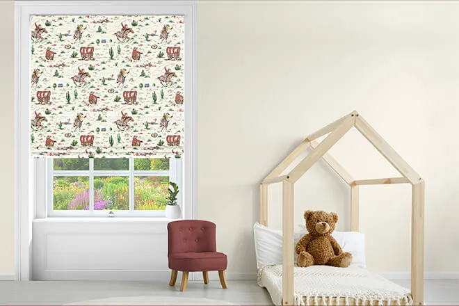 Cath Kidston Cowboy Multi - Designer Roman Blind