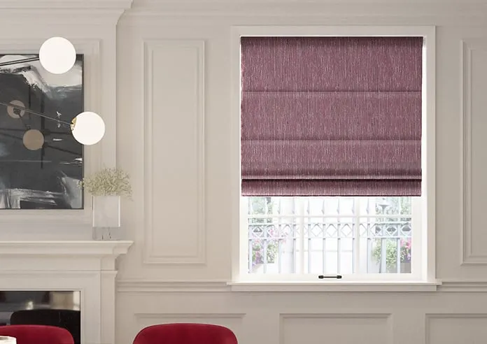 Cascade Claret - Twist&fit Roman Blind