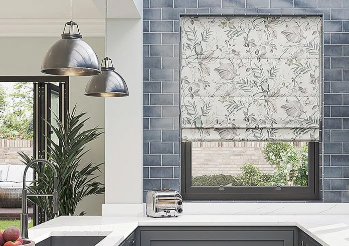 Iquitos Dove Grey - Roman Blind