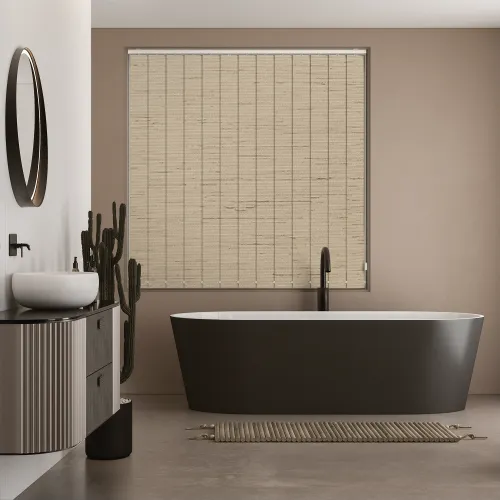 Aqua Weave Stone Vertical Blind