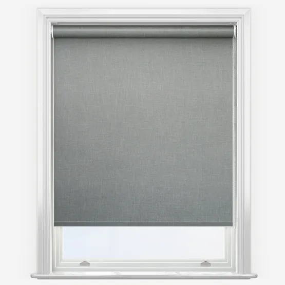 Leniro Blackout Dove Grey Roller Blind