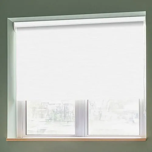 Charm White (Blackout) Blackout Roller Blinds