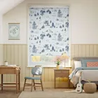 Winnie The Pooh Blackout Toile Blue Roller Blind