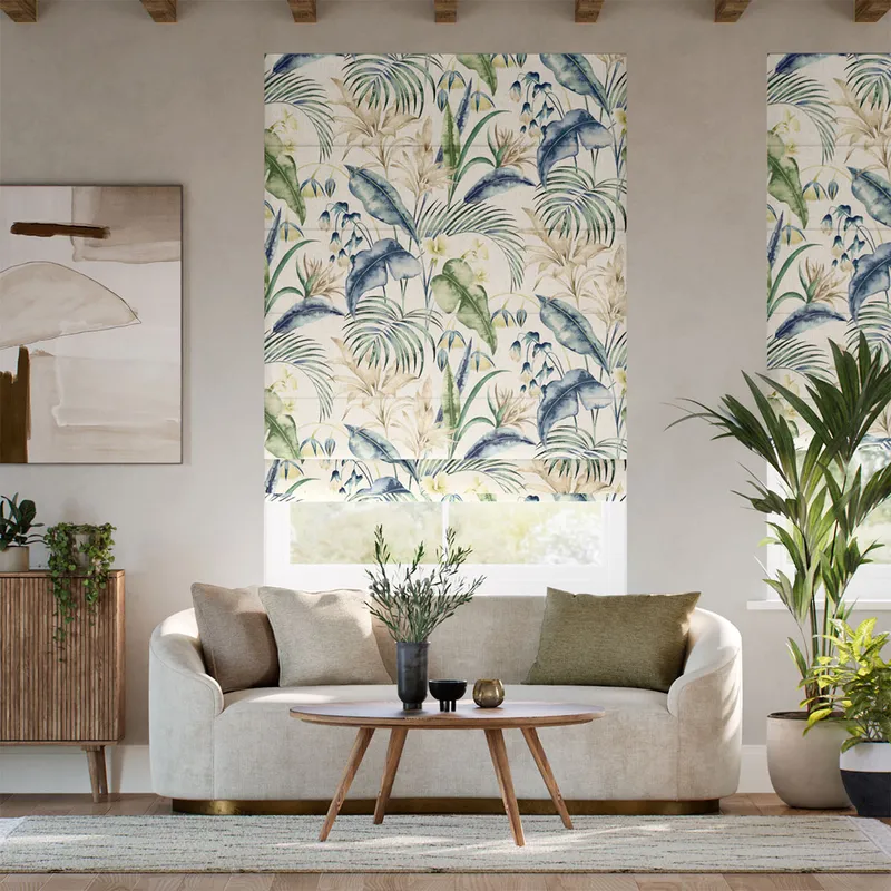 Cedella Azure Roman Blind
