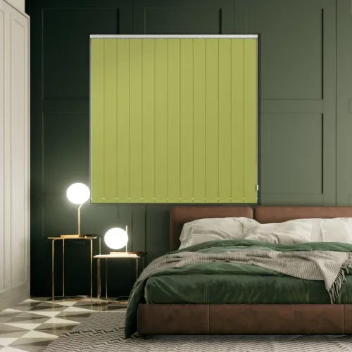 Bedtime Vine Green Vertical Blind