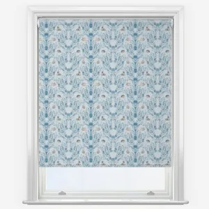 Sonova Studio Woodland Damask Cornflower Blue Roller Blind