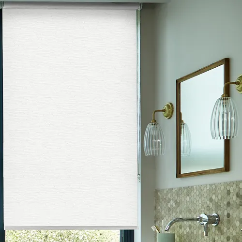 Sirocco Gesso (Moisture Resistant) Bathroom Roller Blinds