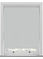 Bella Blackout Light Grey Twist Roller Blind