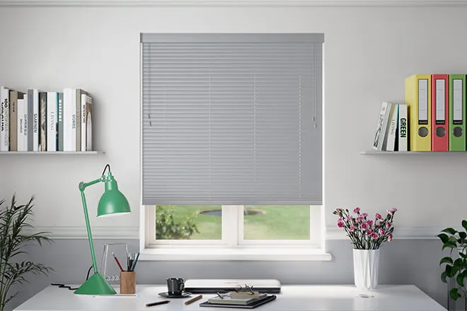 Millennium Matt Smoke Grey - 50mm Aluminium Venetian Blinds