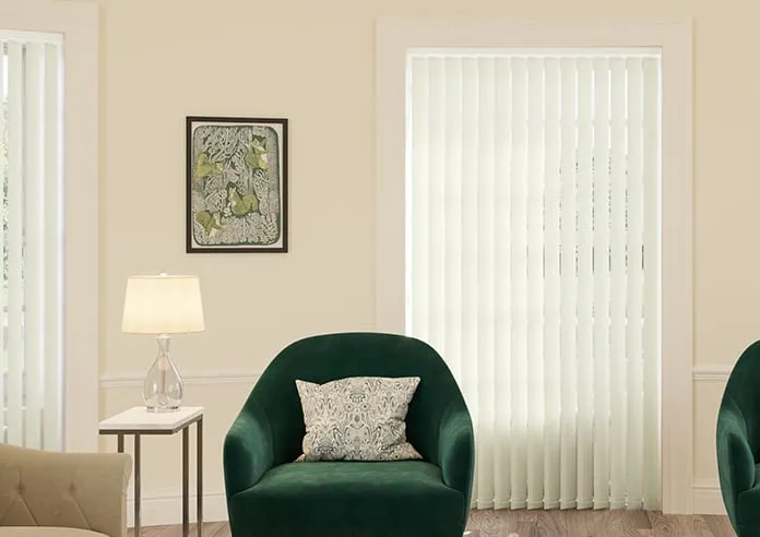 Linear Fleck Vanilla - Vertical Blind