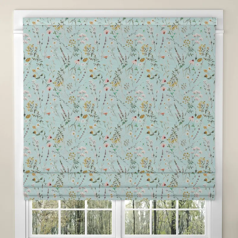 Ante Decor Chloe Made To Measure Roman Blind Sky