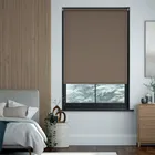 Sorrento Blackout Mocha Roller Blind