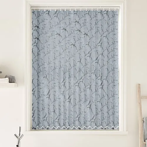 Boston Fr Black (Moisture Resistant) Bathroom Vertical Blinds