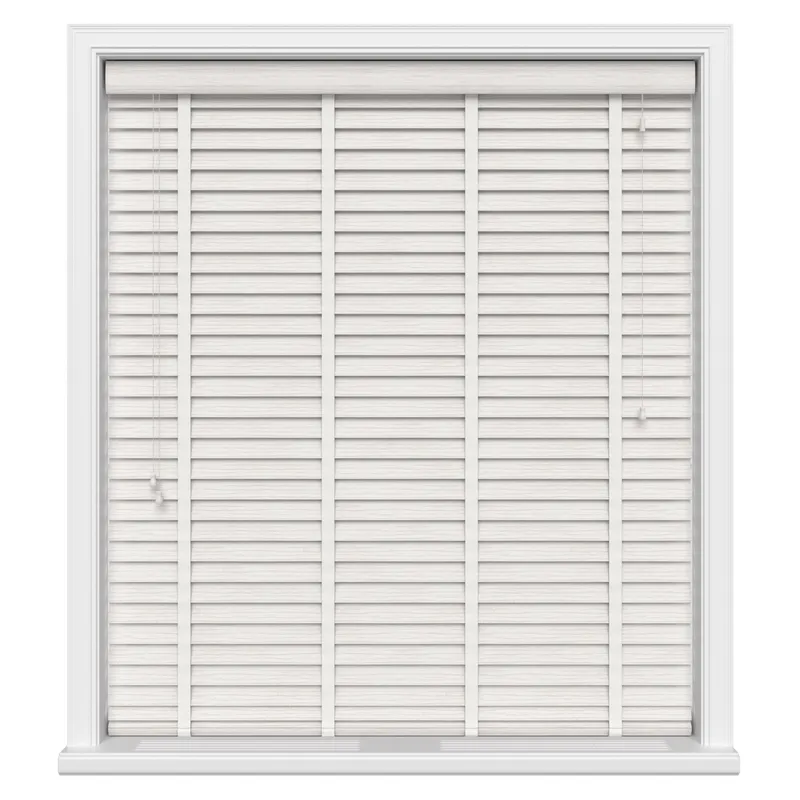 Whitewash Oak & Arctic Luxury Ecowood Uk - Wooden Blinds
