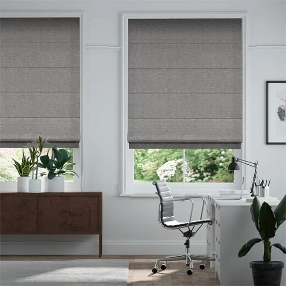 Lanura London Grey Roman Blind