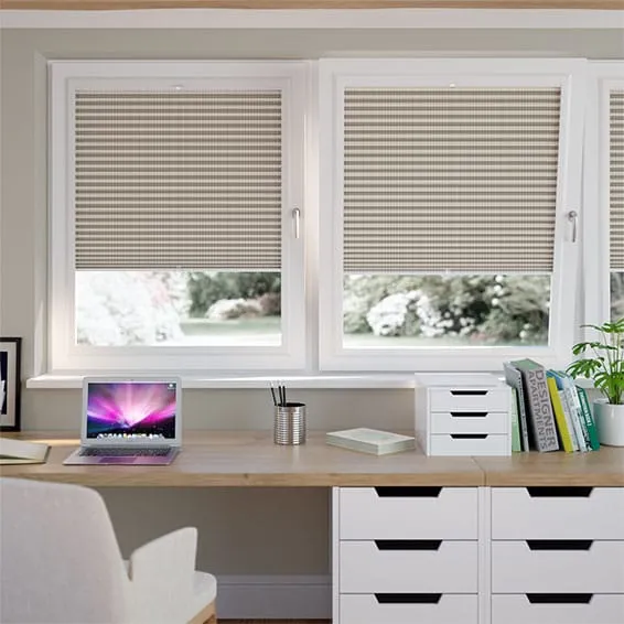 Perfect Fit Duoshade Basket Weave Thermal Blind