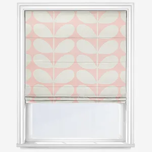 Orla Kiely Jumbo Solid Stem Pink Roman Blind