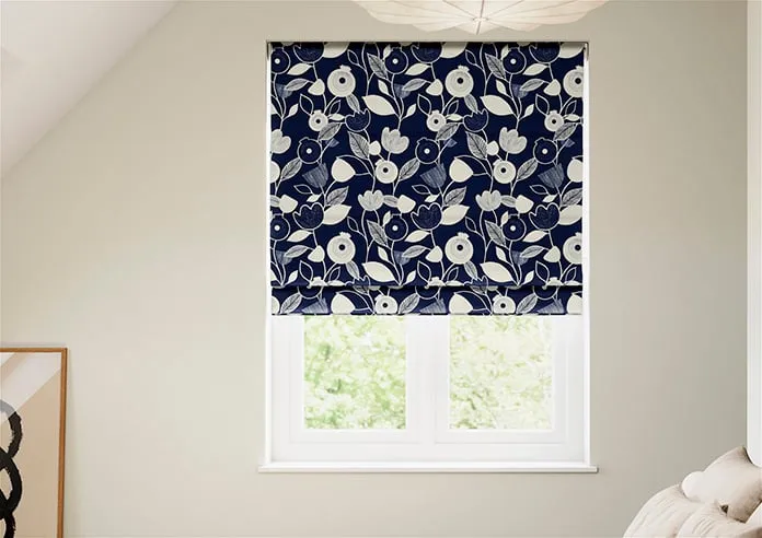 Nordic Indigo - Roman Blind