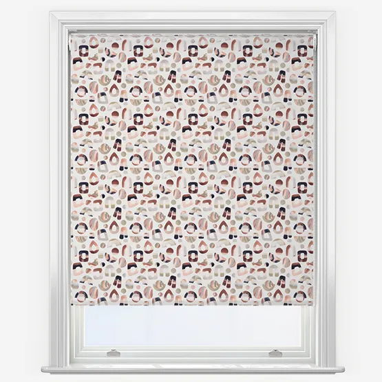 Sonova Studio Terra Cotta Ecru Roller Blind