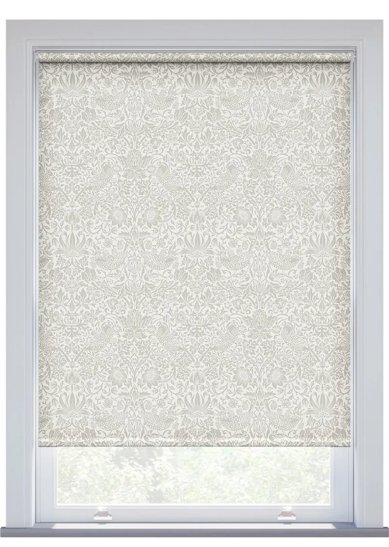 Morris & Co Pure Strawberry Thief Silver Roller Blind