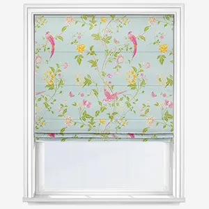 Laura Ashley Summer Place Duckegg Roman Blind