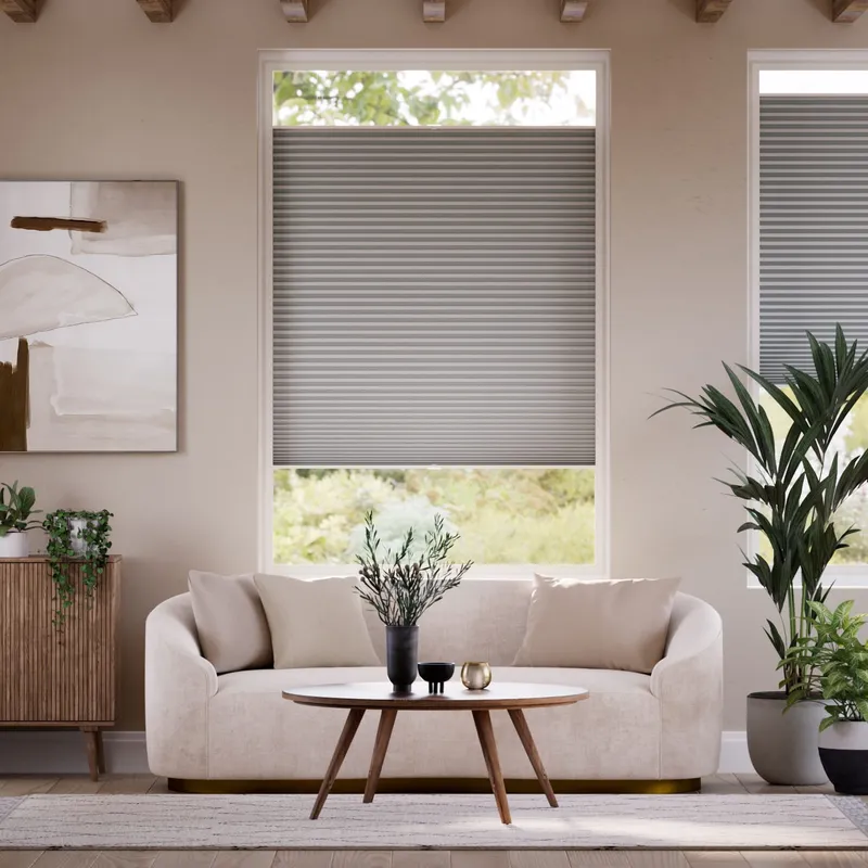 Perfect Fit Duoshade Deep Grey Thermal Blind