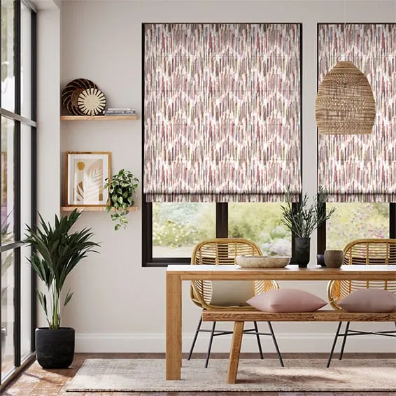 Softfall Rose Quartz Roman Blind