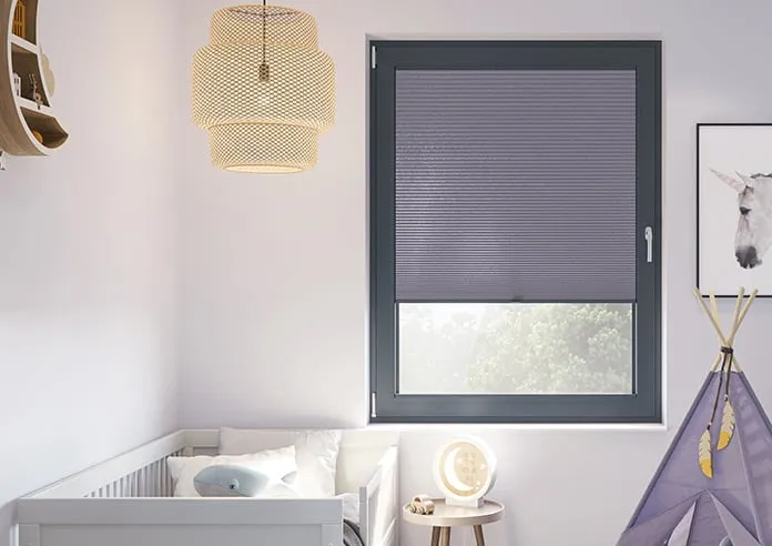Umbra (Blackout) Slate - Stick Fit Honeycomb Blind