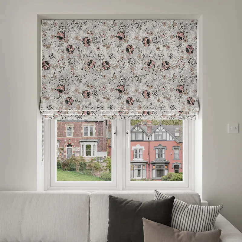 Laura Ashley Cransford Silver Blinds Uk